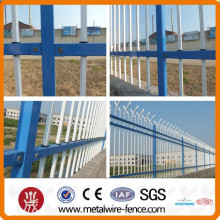 Clôture de sécurité de la villa de haute qualité Clôture en acier au zinc / cloture de clôture de haute sécurité pour clôture de tube de jardin / acier